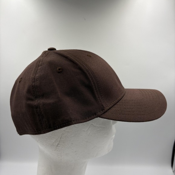 Dickies Hat Cap Fitted Mens One Size Brown Twill Baseball Workwear Stretch Fit - Picture 4 of 10